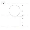 Накладной светильник Arlight SP-CYLINDO-R160-18W Warm3000 (WH, 110 deg, 230V) 043962 043962 - 4