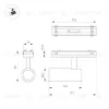 Трековый магнитный светильник Arlight MAG-VIBE-SPOT-R55-18W Day4000-MIX (WH, 24 deg, 48V, TUYA Zigbee) 045005 045005 - 4