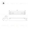 Трековый магнитный светильник Arlight MAG-VIBE-FLAT-L485-24W Day4000-MIX (WH, 100 deg, 48V, DALI) 045021 045021 - 3