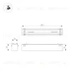 Трековый магнитный светильник Arlight MAG-VIBE-FLAT-L293-12W Day4000 (WH, 100 deg, 48V) 044434 044434 - 3