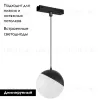 Трековый магнитный светильник Arlight MAG-VIBE-EMISFERO-HANG-R100-6W Day4000-MIX (BK, 130 deg, 48V, DALI) 045012 045012 - 2