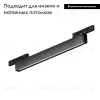 Трековый магнитный светильник Arlight MAG-MICROCOSM-FLAT-L600-16W Warm3000 (BK, 100 deg, 24V) 043273 043273 - 2