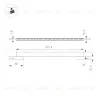 Трековый магнитный светильник Arlight MAG-MICROCOSM-LASER-L300-15W Warm3000 (BK, 30 deg, 24V) 043275 043275 - 3