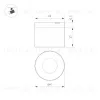 Трековый магнитный светильник Arlight MAG-MICROCOSM-POINT-R60-5W Day4000 (BK, 36 deg, 24V) 043257 043257 - 3