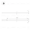 Трековый магнитный светильник Arlight MAG-MICROCOSM-FLAT-ELASTIC-L2000-16W Warm3000 (BK, 100 deg, 24V) 043250 043250 - 3