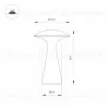Уличная настольная лампа Arlight SP-COLLADA-TAB-1.5W Warm3000-MIX (RD, 123 deg) 044361 044361 - 2