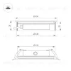 Грунтовый светильник Arlight ART-GROUND-SLIM-R150-12W Warm3000 (SL, 35 deg, 24V) 038166 038166 - 2