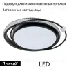 Потолочная люстра Arte Lamp Alsafi A2657PL-1BK A2657PL-1BK - 2