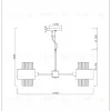 Подвесная люстра Arte Lamp Fantasia A4076LM-5CC A4076LM-5CC - 6