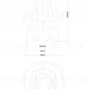 Подвесная люстра Arte Lamp Grace A1868SP-3PB A1868SP-3PB - 2