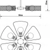 Люстра на штанге Arte Lamp Maasym A7044PL-6BK A7044PL-6BK - 5