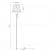 Торшер Arte Lamp Marriot A5039PN-1AB A5039PN-1AB - 5