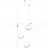 Каскадная люстра Arte Lamp Montana A7777SP-3GO A7777SP-3GO - 3