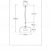 Подвесной светильник Arte Lamp Padova A2404SP-33AM A2404SP-33AM - 2