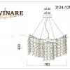 Подвесная люстра Divinare Salice 3134/01 SP-10 3134/01 SP-10 - 2