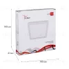 Встраиваемый светильник Reluce 70602-9.0-001OL LED15W WH 4000K 70602-9.0-001OL LED15W WH 4000K - 3