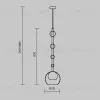 Подвесной светильник Maytoni Ros MOD227PL-01B1 MOD227PL-01B1 - 10