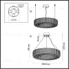 Подвесная люстра Odeon Light Panta 4926/52L 4926/52L - 5