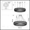 Подвесная люстра Odeon Light Panta 4926/85L 4926/85L - 5