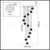 Каскадная люстра Odeon Light Crystal 5007/56L 5007/56L - 3