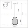 Подвесной светильник Odeon Light Jugi 5042/1C 5042/1C - 3