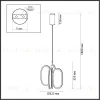 Подвесная люстра Odeon Light Piuma 6665/38L 6665/38L - 3