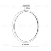 Настенно-потолочный светильник Sonex Omega white 7661/24L 7661/24L - 10
