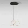 Подвесная люстра Eurosvet Layla 50257/3 LED черный/ латунь a065629 50257/3 LED черный/ латунь - 1