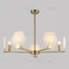 Люстра на штанге Eurosvet Marble 60158/5 латунь Smart a065049 60158/5 латунь Smart - 1