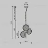 Подвесной светильник Maytoni Reels MOD268PL-03G MOD268PL-03G - 6