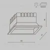 Встраиваемый светильник Maytoni Okno DL056-12W3-4-6K-B DL056-12W3-4-6K-B - 8