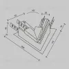 Угол-соединитель 45° встраиваемый Maytoni Magnetic track system Exility TRA034CLS-42.12W TRA034CLS-42.12W - 7