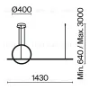 Подвесная люстра Maytoni Halo MOD247PL-L49BSK MOD247PL-L49BSK - 3