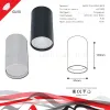 Накладной светильник Reluce 16002-9.5-001LD GU10 WT 16002-9.5-001LD GU10 WT - 2