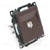 Розетка компьютерная 1-местная RJ-45 Stekker Катрин GLS00-7107-04 49023 49023 - 4