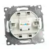 Розетка компьютерная 1-местная RJ-45 Stekker Катрин GLS00-7107-04 49023 49023 - 3