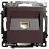Розетка компьютерная 1-местная RJ-45 Stekker Катрин GLS00-7107-04 49023 49023 - 1