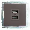 Розетка USB 2-местная Stekker Катрин GLS10-7115-04 49027 49027 - 1