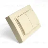 Розетка 2-местная с/з с крышкой Stekker Эрна PST16-9015-02 49137 49137 - 7