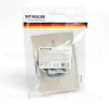 Розетка 2-местная с/з с крышкой Stekker Эрна PST16-9015-02 49137 49137 - 3