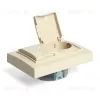 Розетка 2-местная с/з с крышкой Stekker Эрна PST16-9015-02 49137 49137 - 6