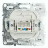 Розетка компьютерная 1-местная RJ-45 Stekker Эрна PST00-9107-03 49151 49151 - 4
