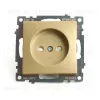 Розетка 1-местная б/з с защитной шторкой Stekker Катрин GLS10-7109-08 49223 49223 - 1