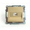 Розетка компьютерная 1-местная RJ-45 Stekker Катрин GLS00-7107-08 49227 49227 - 1