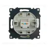 Розетка компьютерная 1-местная RJ-45 Stekker Катрин GLS00-7107-08 49227 49227 - 4