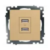 Розетка 2-местная USB Stekker Катрин GLS10-7115-08 49229 49229 - 6