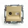Розетка TV + компьютерная RJ-45 Stekker Катрин GLS00-7106-08 49230 49230 - 1