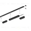 Шинопровод накладной Aployt Magnetic track 48 APL.0170.00.100 APL.0170.00.100 - 3