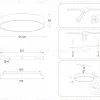 Потолочный светильник Ambrella Light Orbital Air Alum FV5522 FV5522 - 9