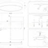 Потолочный светильник Ambrella Light Orbital Air Alum FV5532 FV5532 - 9